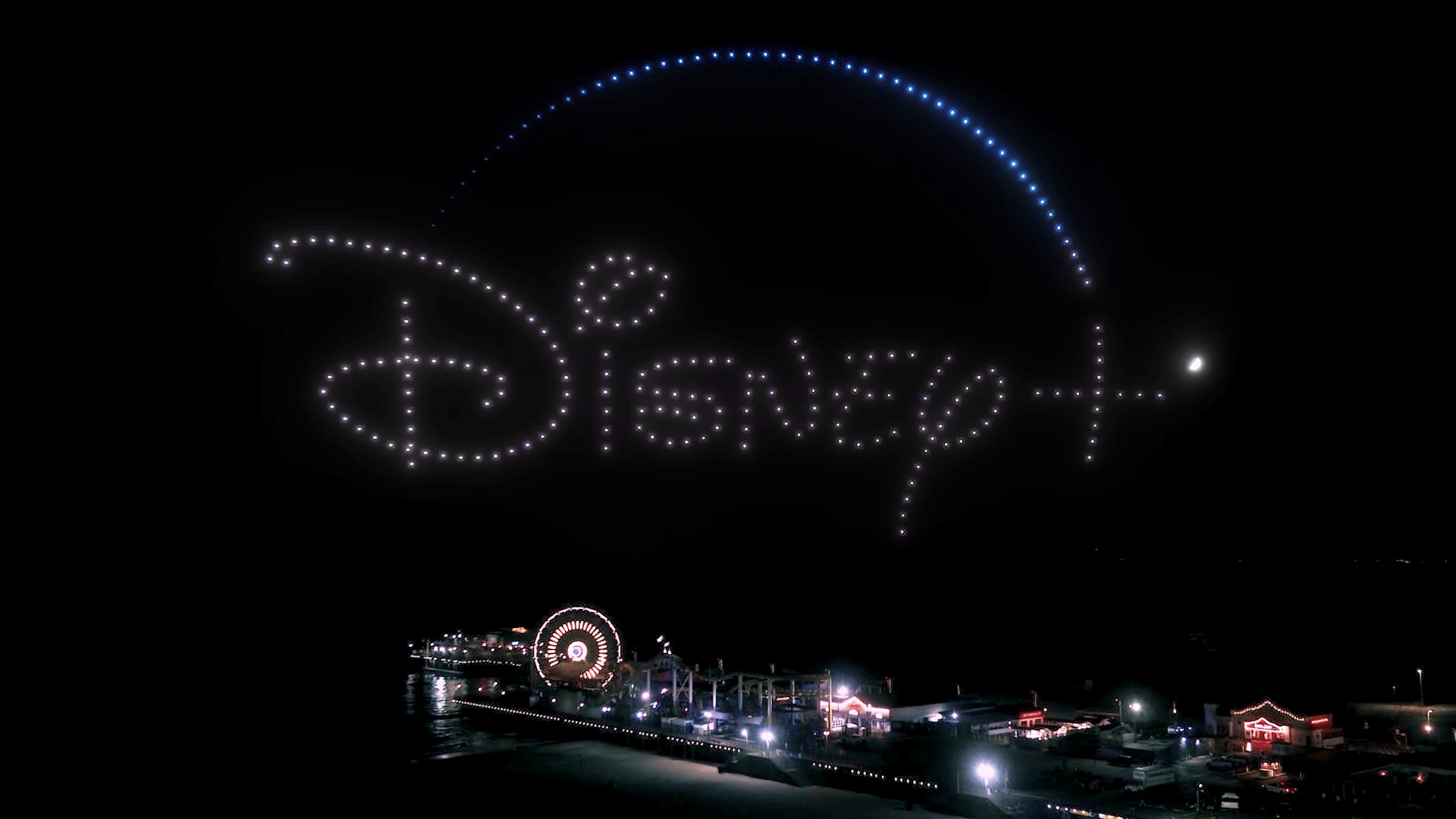 Drone show - National Streaming Day with Disney+
