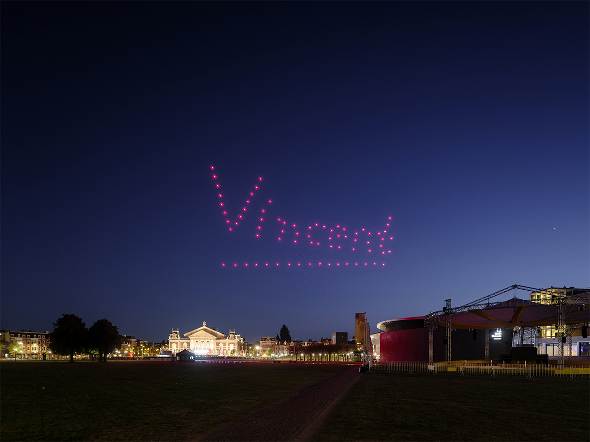 Drone show - Van Gogh Museum 50 years