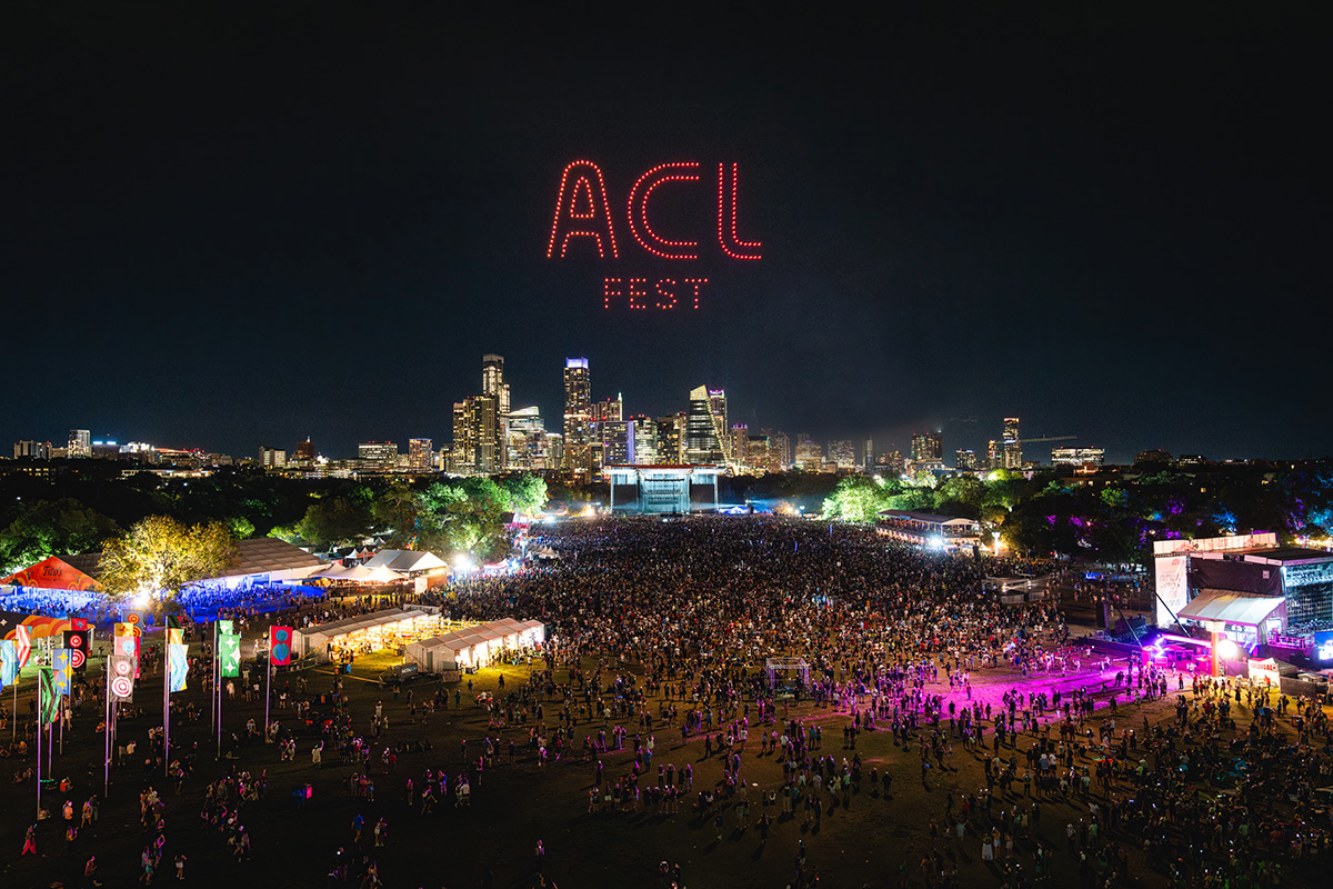 Drone show - Austin City Limits ACL Festival 2023